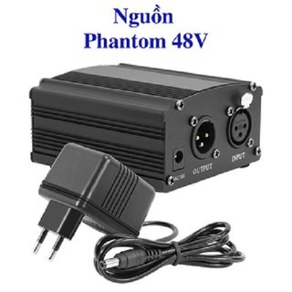 Cục nguồn phantom 48V dùng cho mic K200