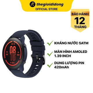 [Mã ELMALL10 giảm 10% đơn 500K] Đồng hồ thông minh Xiaomi Mi Watch kháng nước 5ATM