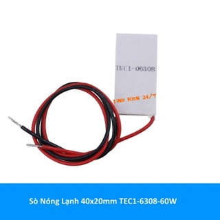 Sò Nóng Lạnh 40x20mm TEC1-6308-60W Cho các loại máy Spa
