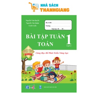 Sách - Bài tập tuần TOÁN 1 tập 2 (Cùng học để phát triển năng lực)