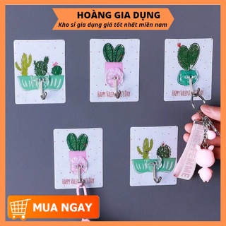 (Sỉ 650đ) Móc Dán Tường Treo Quần Áo Chịu Lực 3D Họa Tiết Siêu Bền Siêu Chắc Đa Năng H002