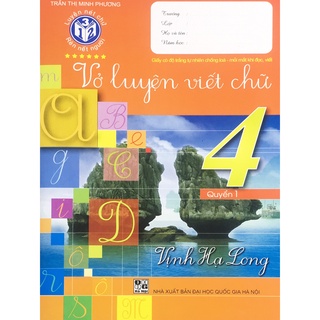 Sách - Vở luyện viết chữ 4 - Quyển 1