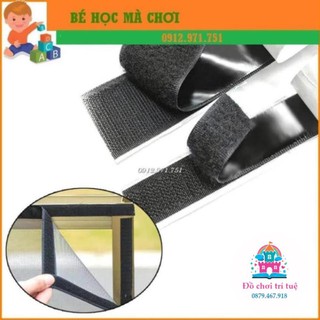 [SIZE 1,6CM] băng dính nhám, verclo có sẵn keo dán