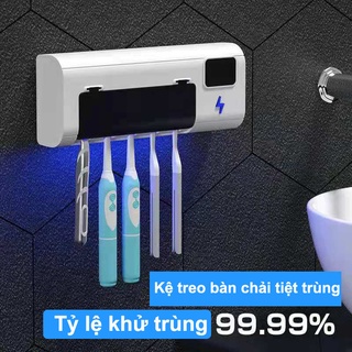 Máy Cắm Bàn Chải Khử Khuẩn,kệ Cheo Bàn Chải Tiệt Trùng Cao Cấp
