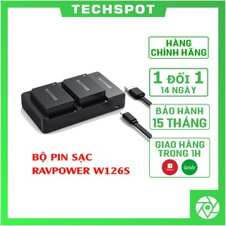 Bộ 2 pin 1 sạc Fujifilm NP-W126S Ravpower RP-BC023-Chính Hãng