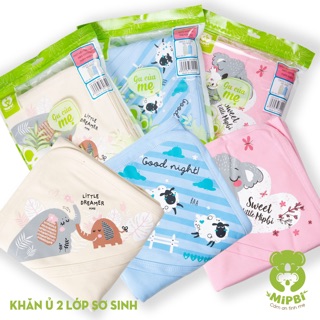 Chăn ủ cotton 2 lớp Mipbi cao cấp hàng mới cực đẹp!