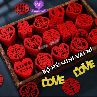 *BỘ 10 KIỂU HỶ  NHỎ  TRANG TRÍ CƯỚI &amp; NHỬNG LỚI CHÚC PHÚC