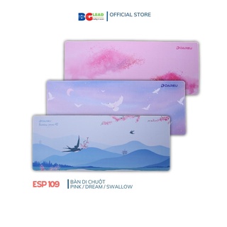 Bàn di chuột | Tấm lót chuột DAREU ESP109 DREAM | SWALLOW | PINK (Kích thước 900 x 350 x 3mm)