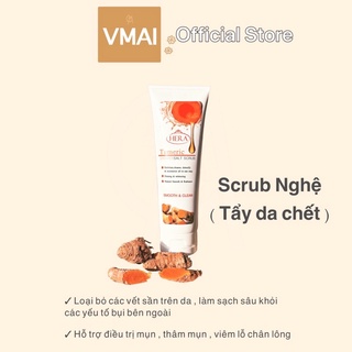 Scrub Nghệ - Tẩy tế bào chết tinh chất củ Nghệ (kèm ảnh feedback)