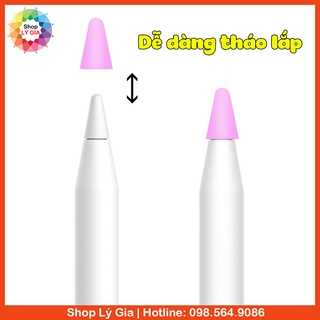 Set 8 đầu bọc đầu ngòi bút Apple Pencil 1/2 cao cấp