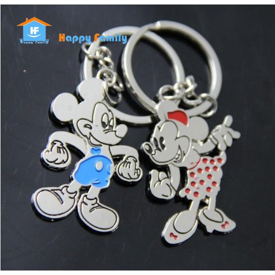 Móc chìa khóa cặp quà tặng nam nữ chuột M