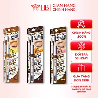 Chì Kẻ Mày 3 Trong 1 SANA NewBorn Ex Của Nhật - 100% Authentic