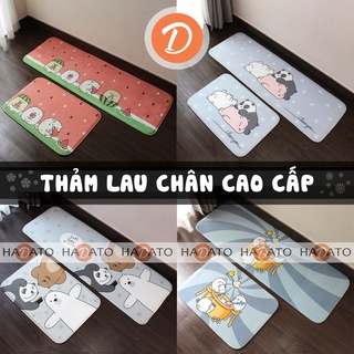 [CAO CẤP] THẢM phòng ngủ THẢM bếp lau chân hoa văn HOẠT HÌNH trẻ trung dễ thương HADATO - TB 7