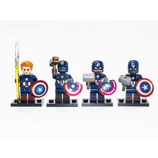 lego captain america mô hình lắp ghép