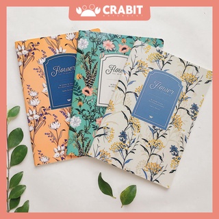 Combo vở kẻ ngang Crabit Flower - 80 trang
