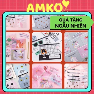 [XẢ KHO] Bóp Viết Zip / Túi Đựng Đồ Makeup Nhựa Dẻo PVC Chống Nước SP3 SP35 AMKO