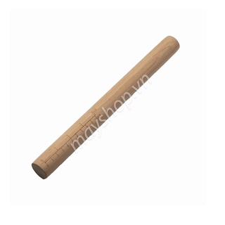 Cán bột gỗ chia vạch (30cm)