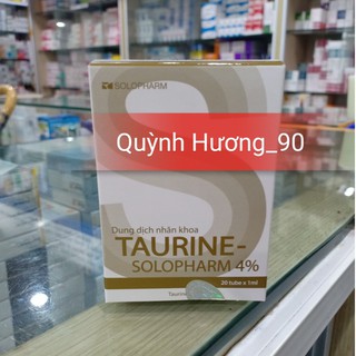 TAURINE Solopharm 4% loại 1ml cho đôi mắt khỏe đẹp