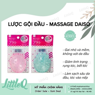 LƯỢC GỘI ĐẦU - MASSAGE DAISO LÀM SẠCH DA ĐẦU TƠI MỀM TÓC