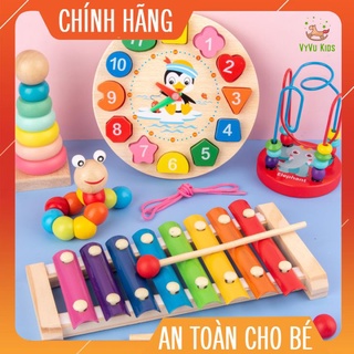 Đồ chơi gỗ thông minh cho bé, giáo cụ Montessoroi CHÍNH HÃNG giúp bé phát triển trí tuệ VYVU KIDS