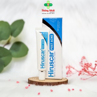 Hiruscar Post Acne Xử Lý Thâm, Sẹo, Chấm Ngừa Mụn Tái Phát PostacneTuýp 5gram, 10gram