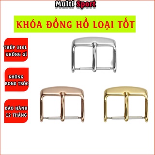 Khóa đồng hồ màu vàng, khóa dây đồng hồ không gỉ thép 316L cao cấp