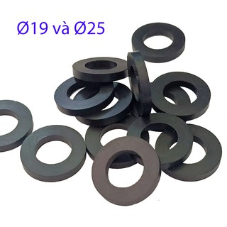 [HCM] - Bộ 10 ron cao su Ø19 và Ø25 tránh rò rỉ trong ống nước, dây xịt vòi sen, vòi xịt toilet