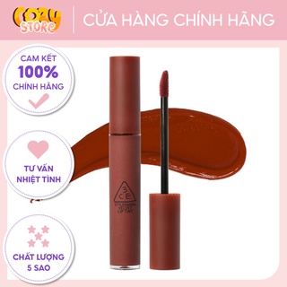 Son kem siêu lì 3CE Velvet Lip Tint Taupe Đỏ Nâu Cozy Store SP000084
