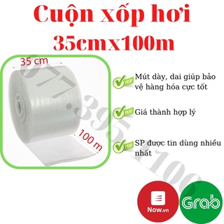 [Mã TRUN5KDAM giảm 5k đơn 150k]  Cuộn Xốp Hơi, Bong Bóng Khí Chỉ Khổ 35cmx100m Loại Dày | Hàng tốt giá rẻ
