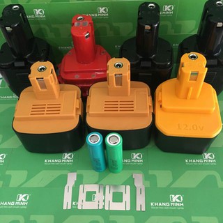 Pin 3s 12v - 4.0Ah li-ion, cell Samsung xả cao 40A, dùng cho máy khoan vít 10.8v - 12v.
