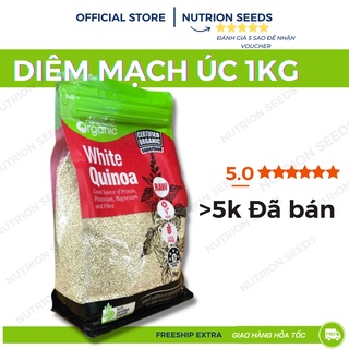 Hạt Diêm mạch trắng White Quinoa Absolute Organic 1kg
