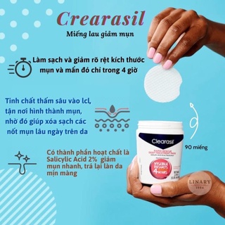 Khăn Giấy Tẩy Trang Làm Sạch Da - Giảm Dầu Thừa - Mụn (90 miếng)