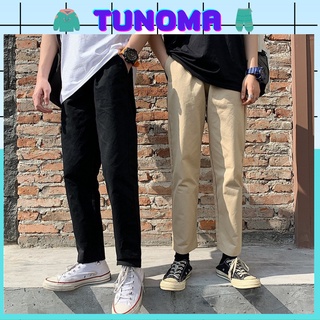 Quần Kaki Tunoma quần baggy ống suông unisex phong cách Hàn quốc QBK026
