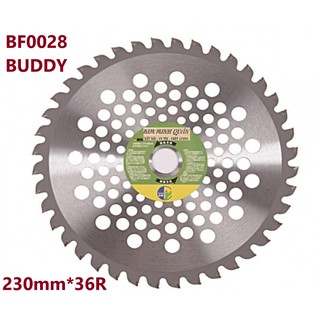 Lưỡi Cắt Cỏ Hợp Kim Cao Cấp 230mm*36R BF0028 BUDDY