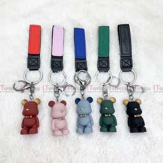 Móc Khóa Hình Gấu Bearbrick, Cute, Siêu Dễ Thương, Đủ Màu Sắc, Chất Liệu PVC Giả Đá, Thiết Kế Bắt Mắt, Sang Trọng