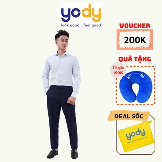 Quần Âu Nam YODY Classic Bổ Túi Sườn, Quần Vải Nam Ống Đứng Giữ Dáng Không Phai Màu QAM4009