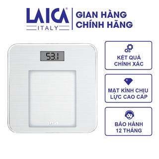 Cân điện tử Laica PS1036 Cân sức khỏe mặt kính dày 8mm