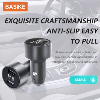 Củ sạc nhanh BASIKE UT20P USB kép 12-24V hiển thị kỹ thuật số