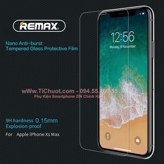 Kính Cường Lực iPhone 11 Pro Max/ XS MAX REMAX mỏng 0.15mm - KO FULL, 9H-2.5D