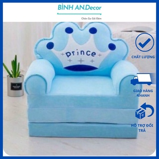 Nệm ghế sofa giường 3 tầng gấp gọn hình các con vật nghộ nghĩnh cho bé