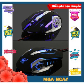 Chuột quang chuyên game Free Worf V5 led RGB PRO GAMING