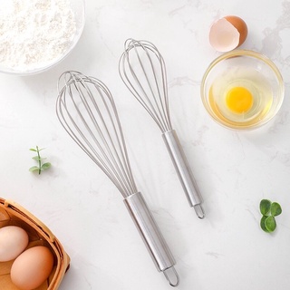 Cây Đánh Trứng - Phới Đánh Trứng Cầm Tay Inox 26cm