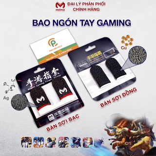 Găng tay chơi game - Bao tay chơi game Memo sợi bạc - Bao ngón tay chơi game MK8 sợi đồng nguyên chất chống loạn cảm ứng