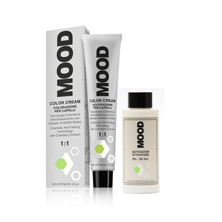 [MÀU ÁNH ĐỎ] Thuốc nhuộm tóc Mood ITALY Color Cream ITALY - ánh đỏ