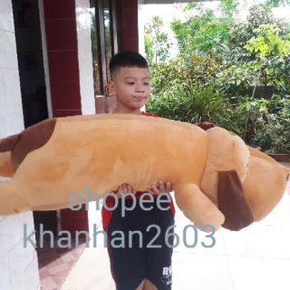 GỐI ÔM HÌNH THÚ CHÓ TAI DÀI MẪU MỚI siêu to 90cm và 1m1