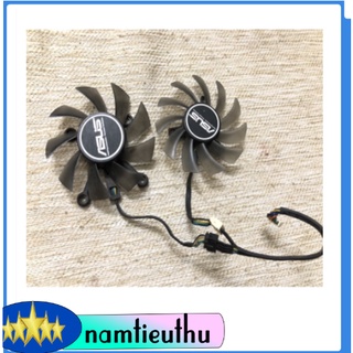 Cặp fan Asus công suất 0.25-0.50A jack 4 pin chạy tốt