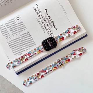 dây cao su hoạ tiết cực đẹp dành cho applewatch