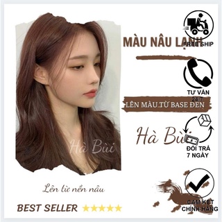 Thuốc Nhuộm Tóc Không Cần Tẩy Nâu Trầm Nâu Lạnh Hạt Rẻ Chocolate Tặng Kèm Oxy Trợ Nhuộm (100ml)