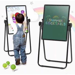 Bảng viết 2 mặt xoay 360 độ Flipchart + tặng phấn cao cấp