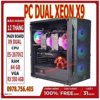 THÙNG MÁY TÍNH Workstation RENDER VIDEO  - CHẠY MÁY ẢO